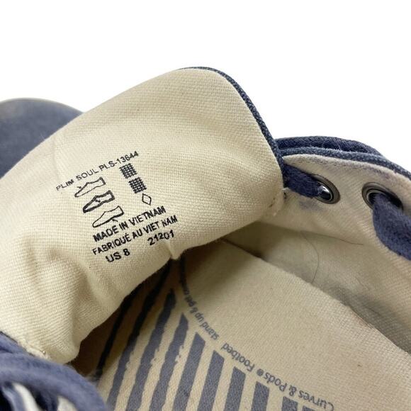 Taos Plim Soul Canvas Sneakers Blue Low Top Women’s size 8 - Picture 10 of 10